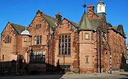 Outside of the building