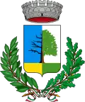 The coat of arms of Morterone, the smallest Italian commune