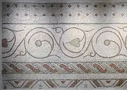 Mosaic with geometric motifs