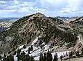 Southwest aspect of Mount Baldy viewed from Hidden Peak