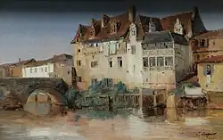 Maison des Consuls à Périgueux by Jules Coignet. 1833