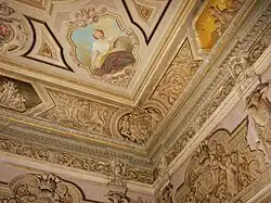 Historic artwork of the interior