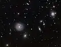 Image of the galaxies NGC 4911, NGC 4919, NGC 4921, and NGC 4923