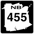 Route 455 marker