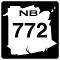 Route 772 marker