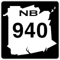 Route 940 marker