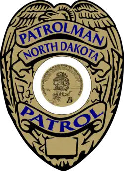 Badge of North Dakota Highway Patrol