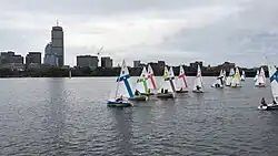 MIT dinghies on the Charles River
