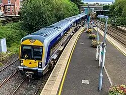 Class 3000 terminating at Lisburn station after working the Belfast Commuter service 2021