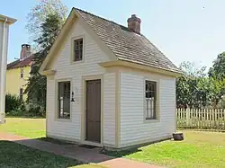 Reconstructed cookhouse at the Captain Edward Compton House
