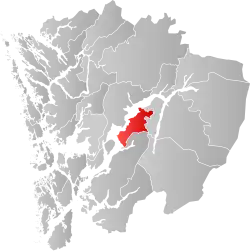 Jondal within Hordaland