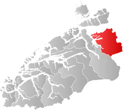 Surnadal within Møre og Romsdal