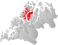 Tromsøysund within Troms