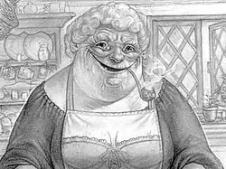 Nanny as she appears in her cookbook