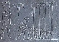 The Narmer Palette - obverse side, Early Dynastic Period of Egypt, about the 31st century BC