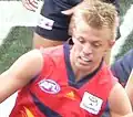Nathan Van Berlo playing for Adelaide in 2007