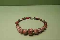 Necklace (agate, carnelian, paste)