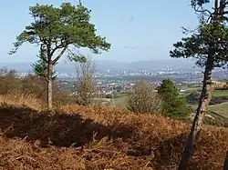 Looking north towards Glasgow