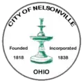 Official seal of Nelsonville, Ohio