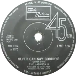 side-A label by Tamla Motown