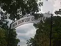 Entrance to New Ebenezer Cemetery