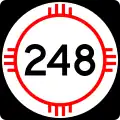 State Road 248 marker