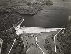 Aerial of the reservoir (May, 1931)