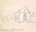 Newington House Chapel, undated drawing