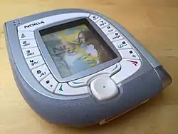 Nokia 7600 in an unusual bar shape