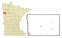Location of Perley, Minnesota