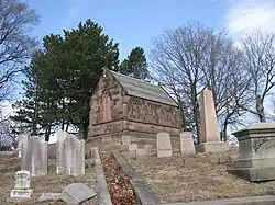 Brown Mausoleum, North Burial Ground, Providence, Rhode Island, 1869.