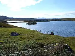 View of the Loch a' Bhaid-luachraich from the north