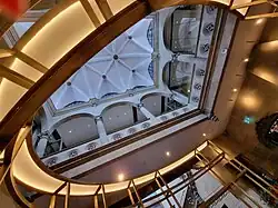 View onto the first floor from within main hall in Northcote House