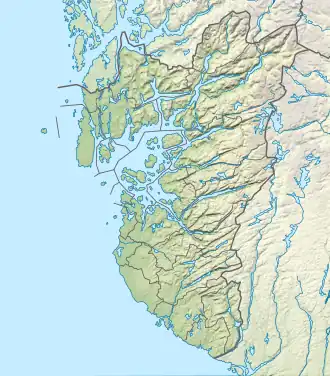 Flassavatnet is located in Rogaland