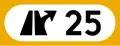 Intersection number[N 1] Yellow for general roads with multiple lanes.