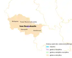 Division into gminas