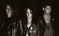 NUMB original lineup 1986: (L-R) Don Gordon, Sean St. Hubbs (Sean Stubbs), David Hall.