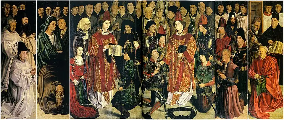 Saint Vincent Panels by Nuno Gonçalves; c. 1450s.