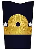 Sleeve insignia for a vice admiral (1878–1972)