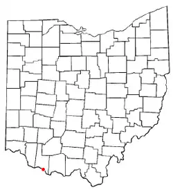 Location of Ripley, Ohio