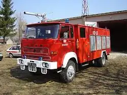 Fire engine in Domuraty