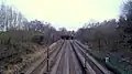 Oakleigh Park Rail Cutting looking south