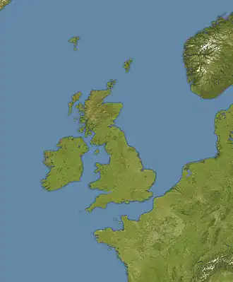 MV Scantic is located in Oceans around British Isles