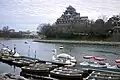 Okayama castle and the Asahi river