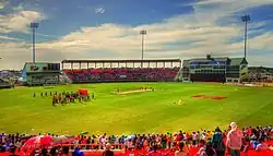 Aerial view Sree Kanteerava Stadium