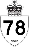 Highway 78 marker
