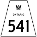 Highway 541 marker