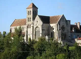 The church of Oulchy-le-Château