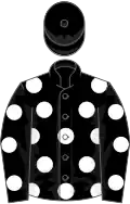 Black, white spots on body and sleeves