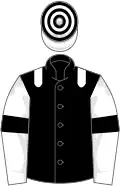 Black, white epaulets, white sleeves, black armlets, hooped cap
